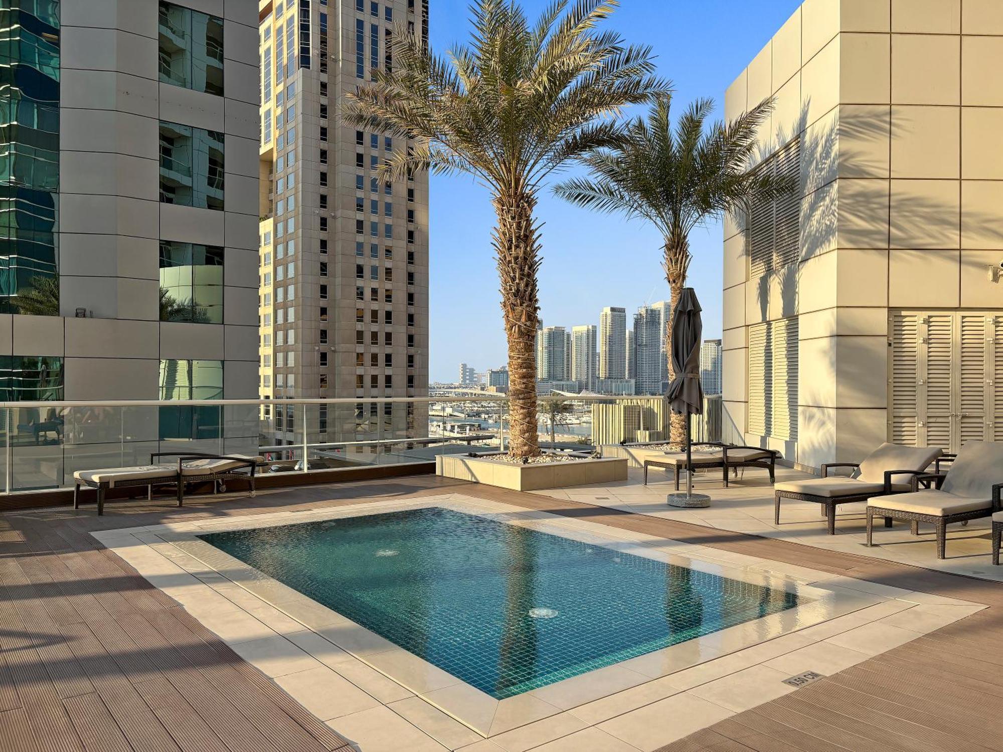 Spacious 1Br Botanica Towers, Dubai Marina Lägenhet Exteriör bild