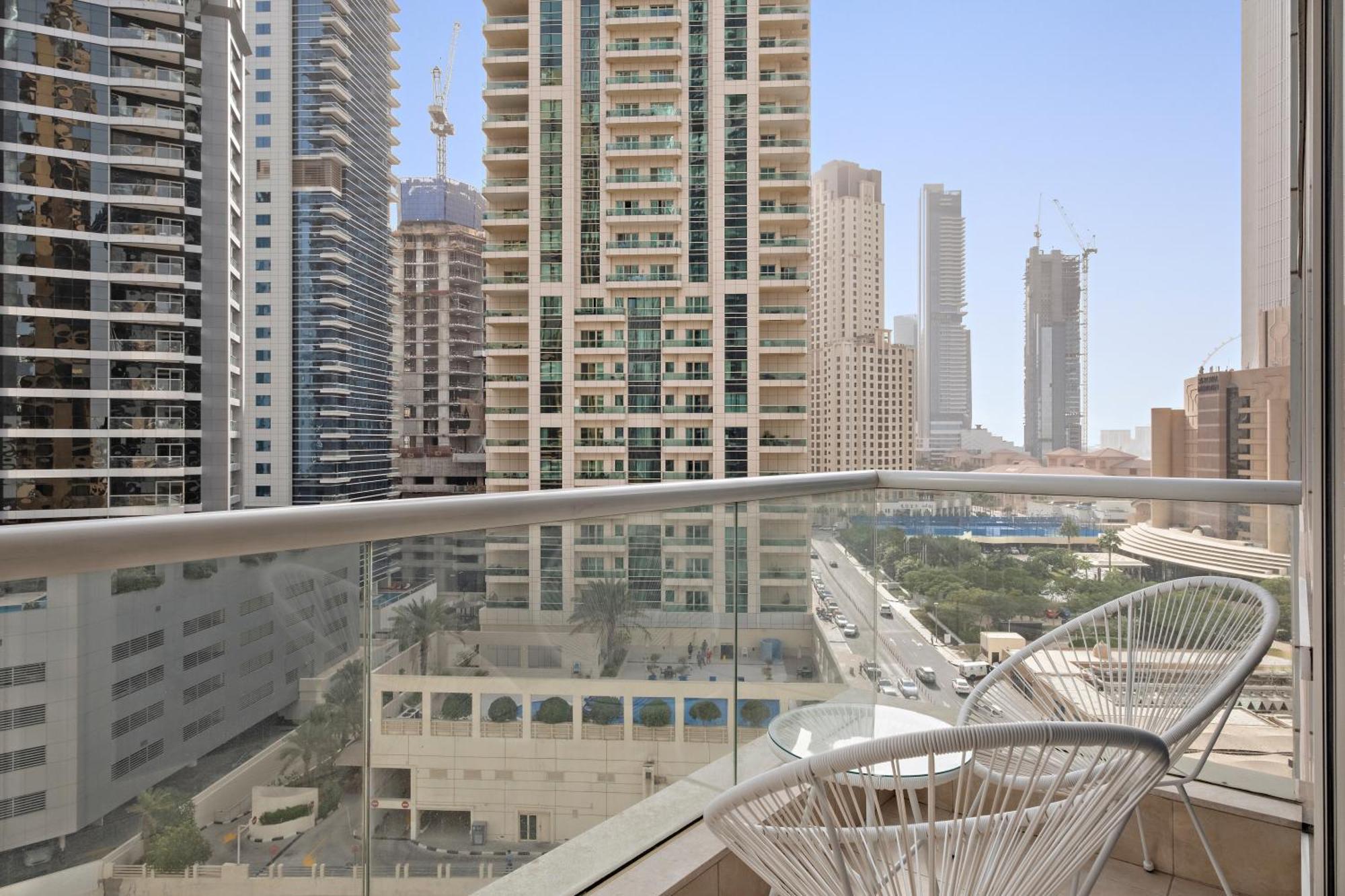 Spacious 1Br Botanica Towers, Dubai Marina Lägenhet Exteriör bild